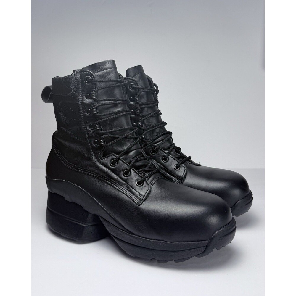 RX Tactical Combat Boots Men’s 10 Black Protective Military Work Boots